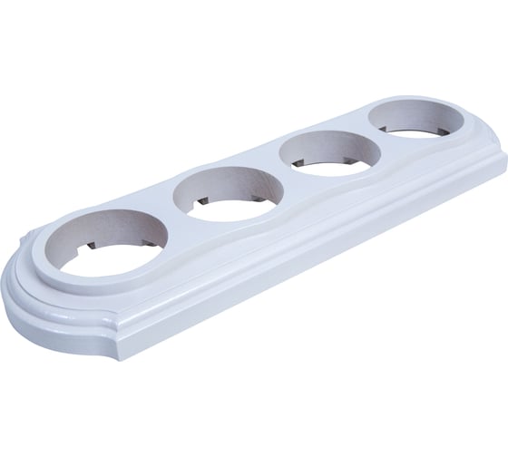 Изображение товара Рамка МЕЗОНИНЪ 4-местная Элегант белый GE70704-01