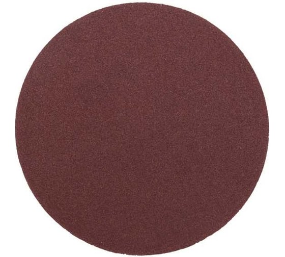 Изображение товара Диск абразивный на ворсовой основе, на липучке, без отверстий, P36, 125 мм, 10 шт KRANZ KR-91-1143
