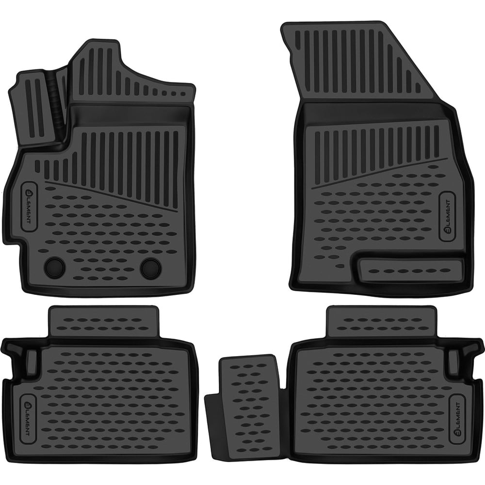 Изображение товара Коврики 3D салонные Element для Kaiyi E5 2023 полиуретан черные