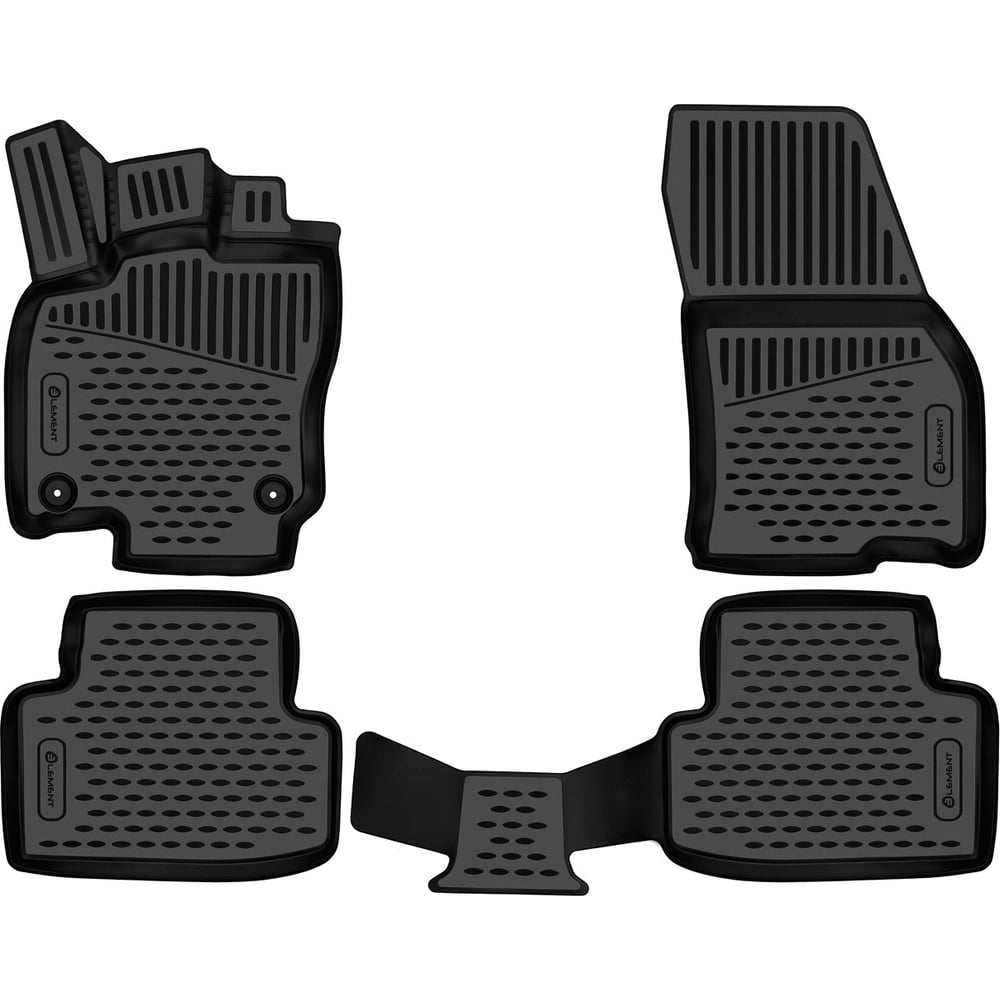 Изображение товара Коврики 3D в салон Element подходят для JETTA VS5 2023 - 4шт. (полиуретан) / Джетта ВС5 ELEMENT3DAN0572210k