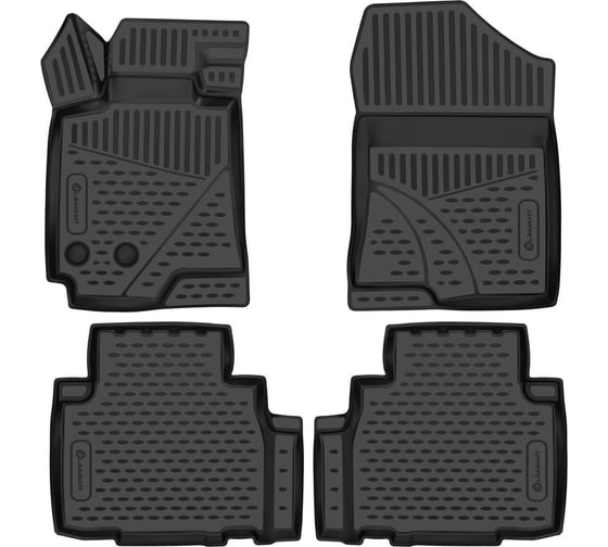 Изображение товара Коврики 3D в салон Element подходят для CHANGAN CS85, 2019-, 4шт. (полиуретан) / Чанган Сиэс 85 ELEMENT3DAN0594210k