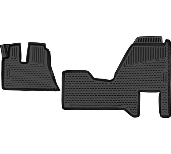 Изображение товара Коврики ELEMENT 3D в салон подходят для SHACMAN X6000 2022- (откидное пассажирское сиденье), тягач, 2шт. ELEMENT3DAN0593210.F