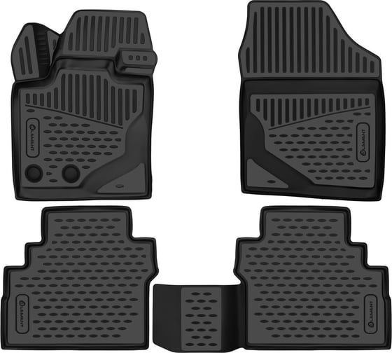 Изображение товара Коврики 3D в салон Element подходят для МОСКВИЧ 3е 2022-, Внедорожник 5 дв., 4шт. (полиуретан) ELEMENT3DA67650210k