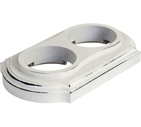 Изображение товара Рамка МЕЗОНИНЪ 2-местная Элегант белый прованс GE70702-37