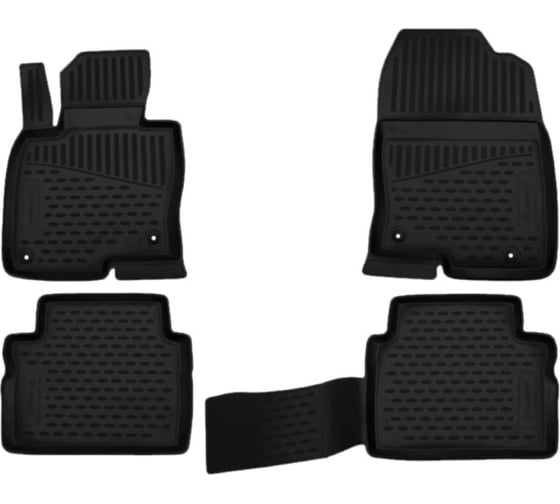 Изображение товара Коврики 3D в салон FORMAT подходят для TOYOTA RAV4 (XA50), 2019-, кроссовер, 4шт., ПУ, повышенная износостойкость FORMAT.3D02259210k