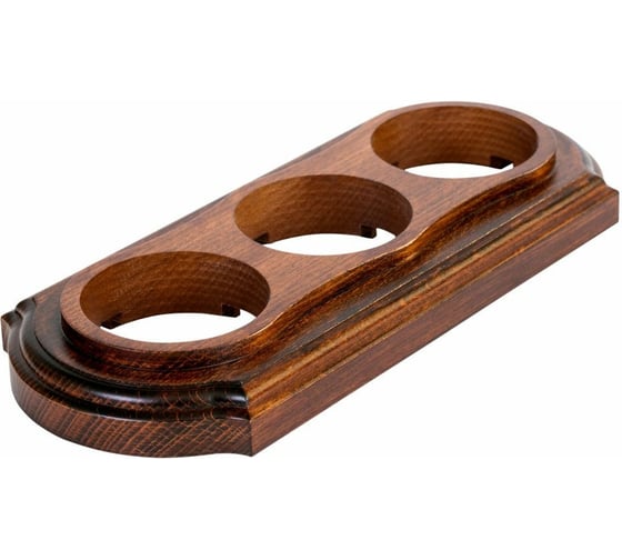 Изображение товара Рамка МЕЗОНИНЪ 3-местная Элегант темный дуб GE70723-26