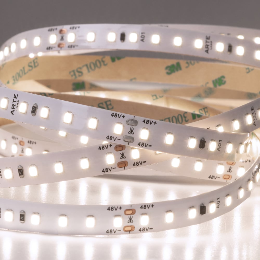 Изображение товара Светодиодная лента ARTE LAMP 48V 7,2W/m 4000К 30м SMD 2835 IP20