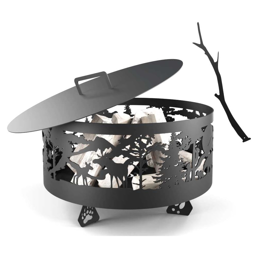 Изображение товара Костровая чаша Flamet "Закат в горах" диаметр 60 см ЧЗ-60-3