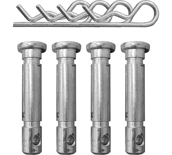Изображение товара Болт срезной под шплинт 8x40 мм (комплект 4 шт) UNITED PARTS 90-1306
