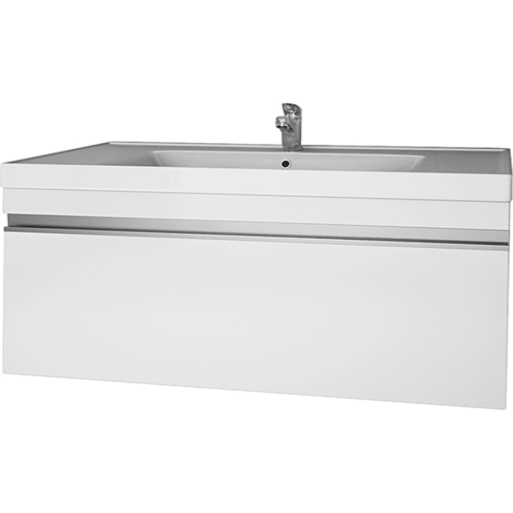 Изображение товара Подвесная тумба с раковиной DrejaGRACE 90 см белый глянец