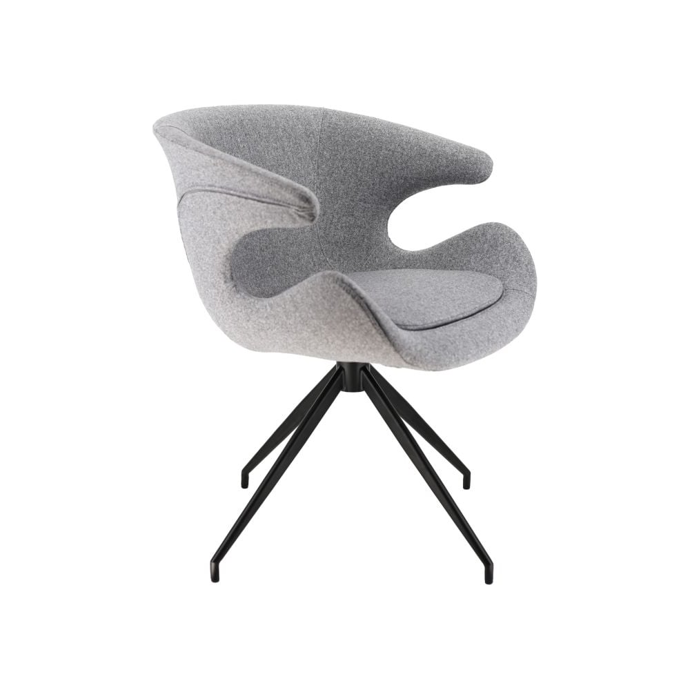 Изображение товара Кресло обеденное EVERPROF Liberty с вращающимся механизмом, серый