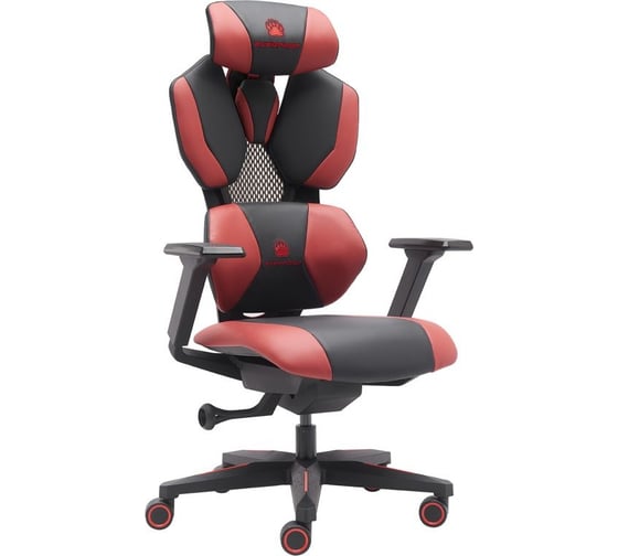 Изображение товара Кресло EVERPROF Tiger экокожа, красный/черный EP Tiger PU Red/Black