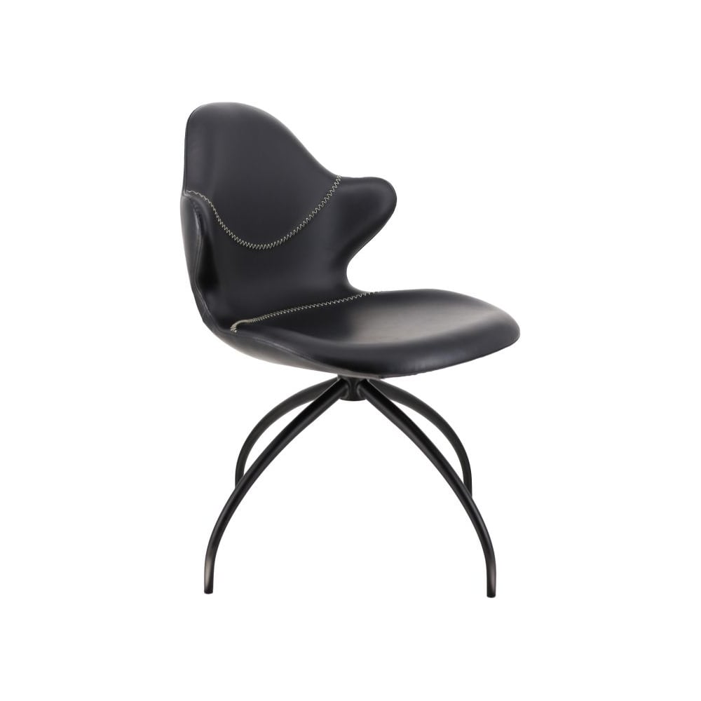 Изображение товара Обеденное кресло EVERPROF Paradise из экокожи черное вращающееся прочное