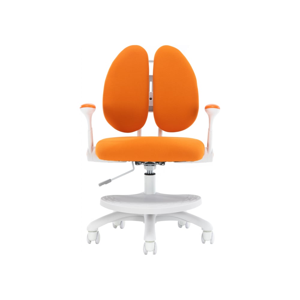 Изображение товара Детское кресло EVERPROF Kids 104 ткань оранжевое регулируемое с колесами