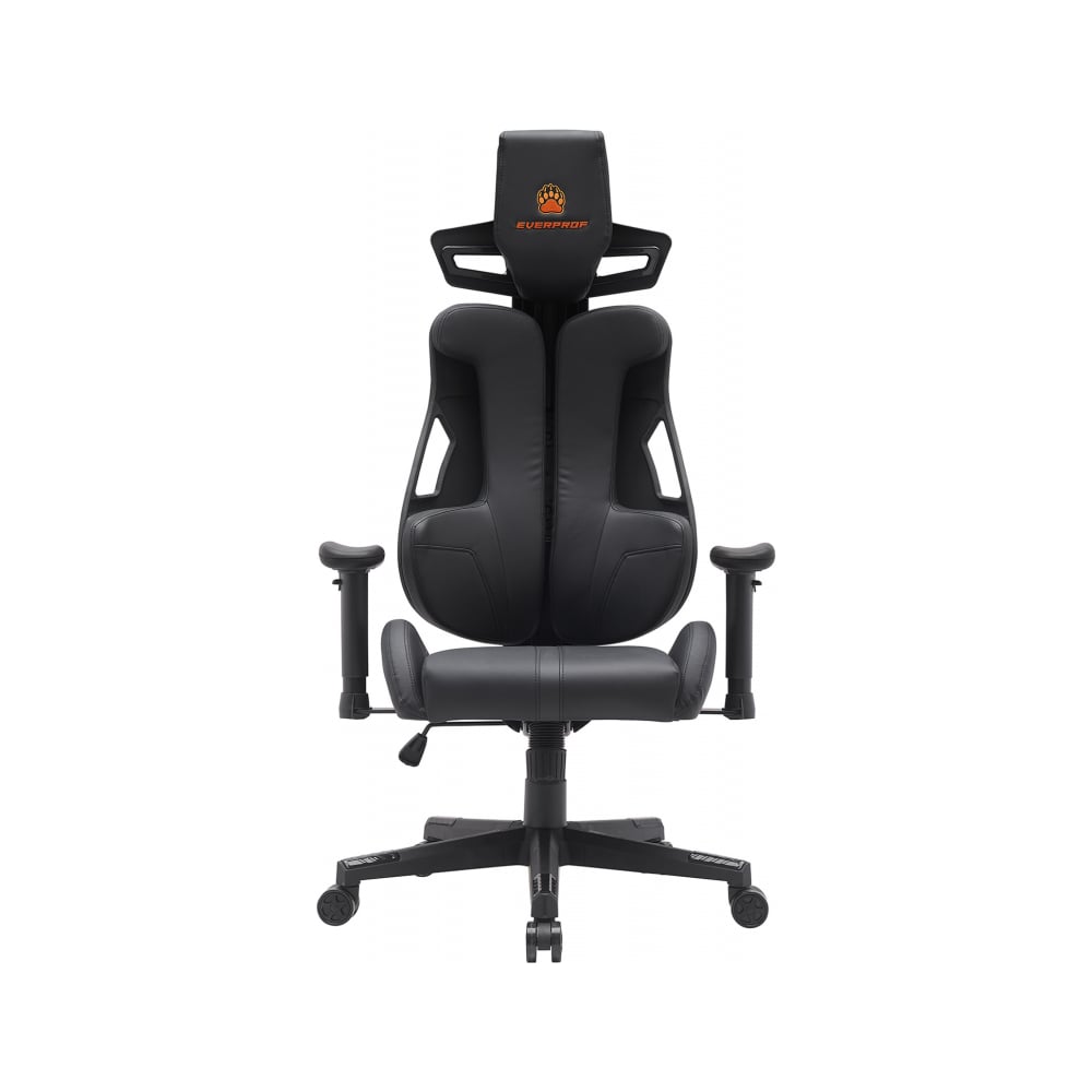 Изображение товара Кресло EVERPROF Serval Q из экокожи черный с регулировками и подлокотниками