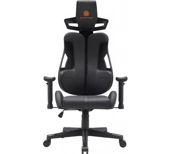 Изображение товара Кресло EVERPROF Serval Q экокожа, черный EP Serval Q PU Black