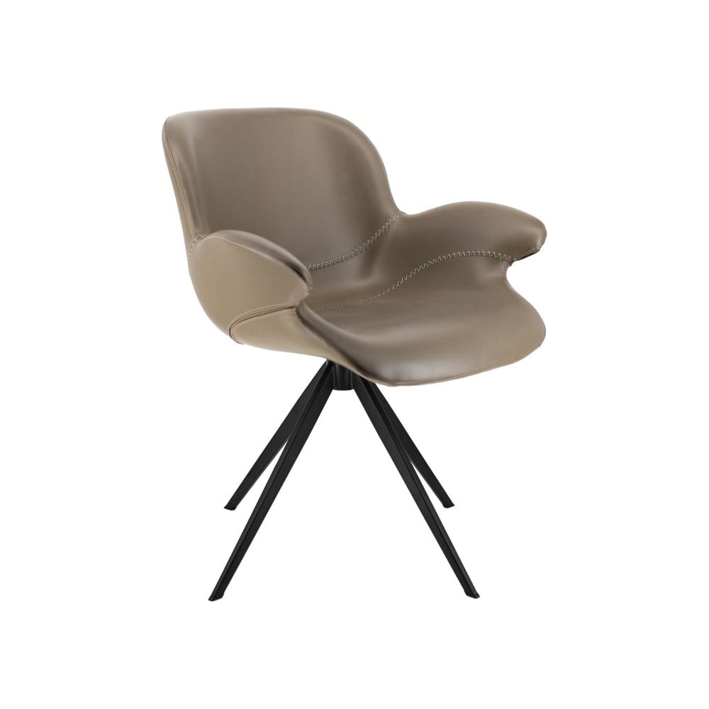 Изображение товара Кресло обеденное EVERPROF Aurora из экокожи, серый цвет