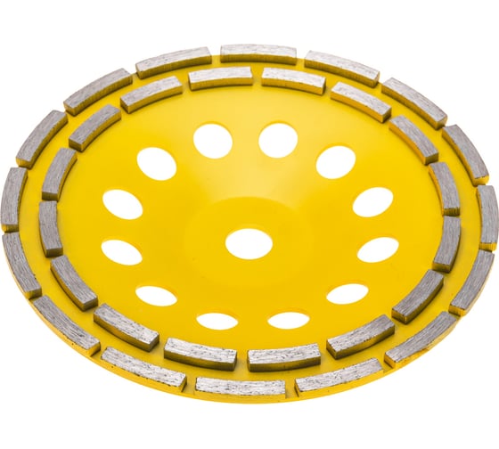 Изображение товара Чашка алмазная шлифовальная, двухрядная 230x22.2 мм KRANZ KR-90-0254