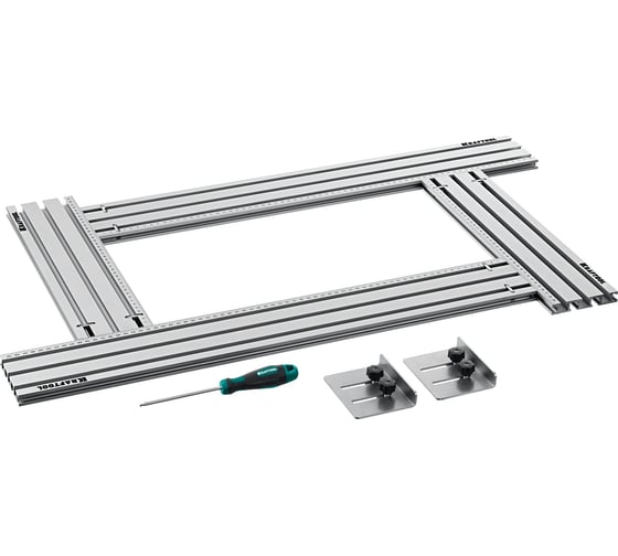 Изображение товара Шаблон фрезерный KRAFTOOL Kraftlex в комплекте с 2 упорами MFS-400-700 мм, 4 шт 32808