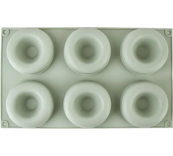 Изображение товара Форма для выпечки Nouvelle 6 ячеек "Пончики", 29,5x17см, 9904466-1