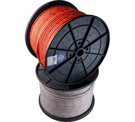 Изображение товара Пропиленовый канат ТОРГОВО-ПРОИЗВОДСТВЕННАЯ КОМПАНИЯ МДС, плетеный, 10 мм, 24 пр, с сердечником, 100 м 7930050320403