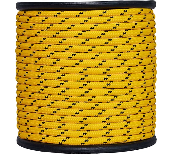 Изображение товара Полипропиленовый канат ТОРГОВО-ПРОИЗВОДСТВЕННАЯ КОМПАНИЯ МДС, плетеный, 14 мм, 16 пр, с сердечником, 100 м 7930050320007