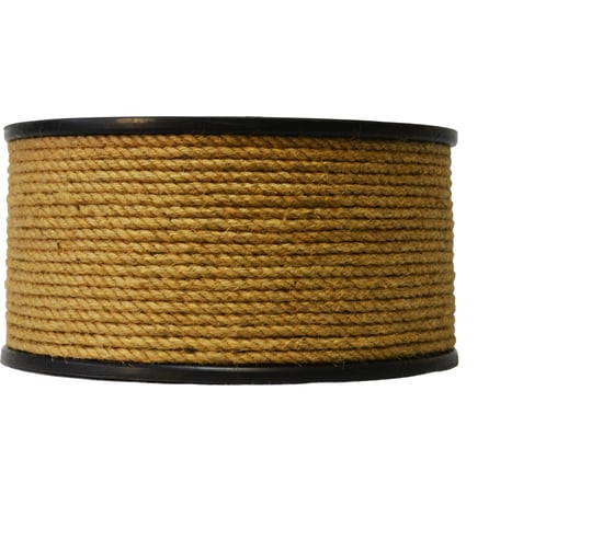 Изображение товара Джутовый канат ТПК МДС, крученый, 6 мм, 200 м 7930050321165