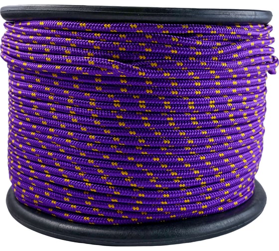 Изображение товара Полипропиленовый шнур ТОРГОВО-ПРОИЗВОДСТВЕННАЯ КОМПАНИЯ МДС, плетеный, 8 мм, 16 пр, с сердечником, 200 м 7930050320397