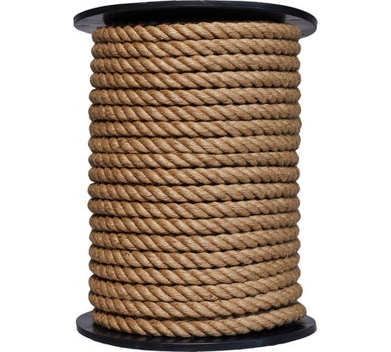 Изображение товара Джутовый крученый канат ТОРГОВО-ПРОИЗВОДСТВЕННАЯ КОМПАНИЯ МДС 16 мм, 70 м 7930050321226