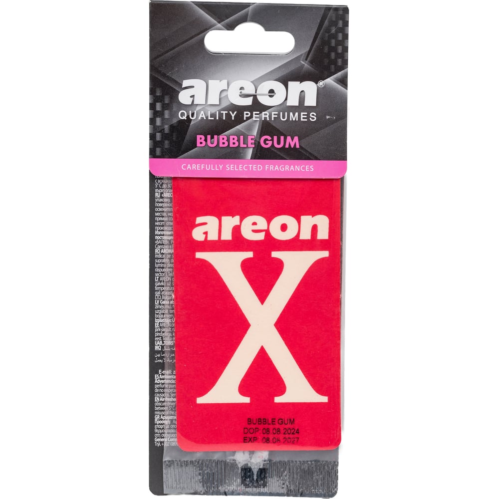 Изображение товара Ароматизатор Areon X-VERSION RED-Bubble Gum XV01 для автомобиля