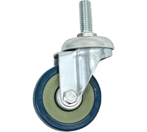 Изображение товара Колесная опора Tech-Krep поворот. D50 п/п, подшип. скольж-я, с резьб. М10 - накл. 151198