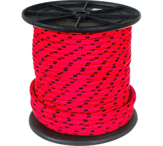 Изображение товара Полипропиленовый канат ТОРГОВО-ПРОИЗВОДСТВЕННАЯ КОМПАНИЯ МДС, плетеный, 12 мм, 16 пр, с сердечником, 100 м 7930050320120