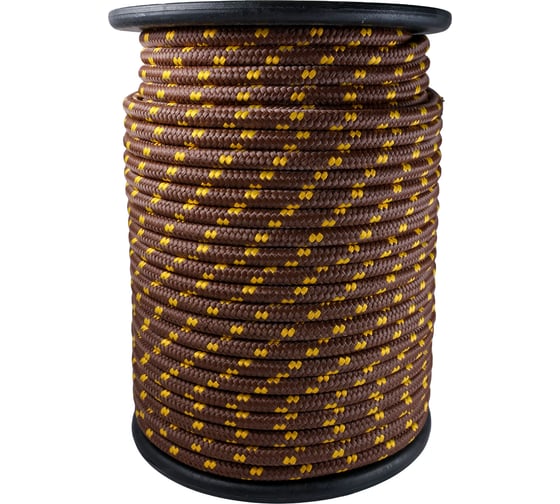 Изображение товара Полипропиленовый канат ТОРГОВО-ПРОИЗВОДСТВЕННАЯ КОМПАНИЯ МДС, плетеный, 16 мм, 16 пр, с сердечником, 100 м 7930050320014