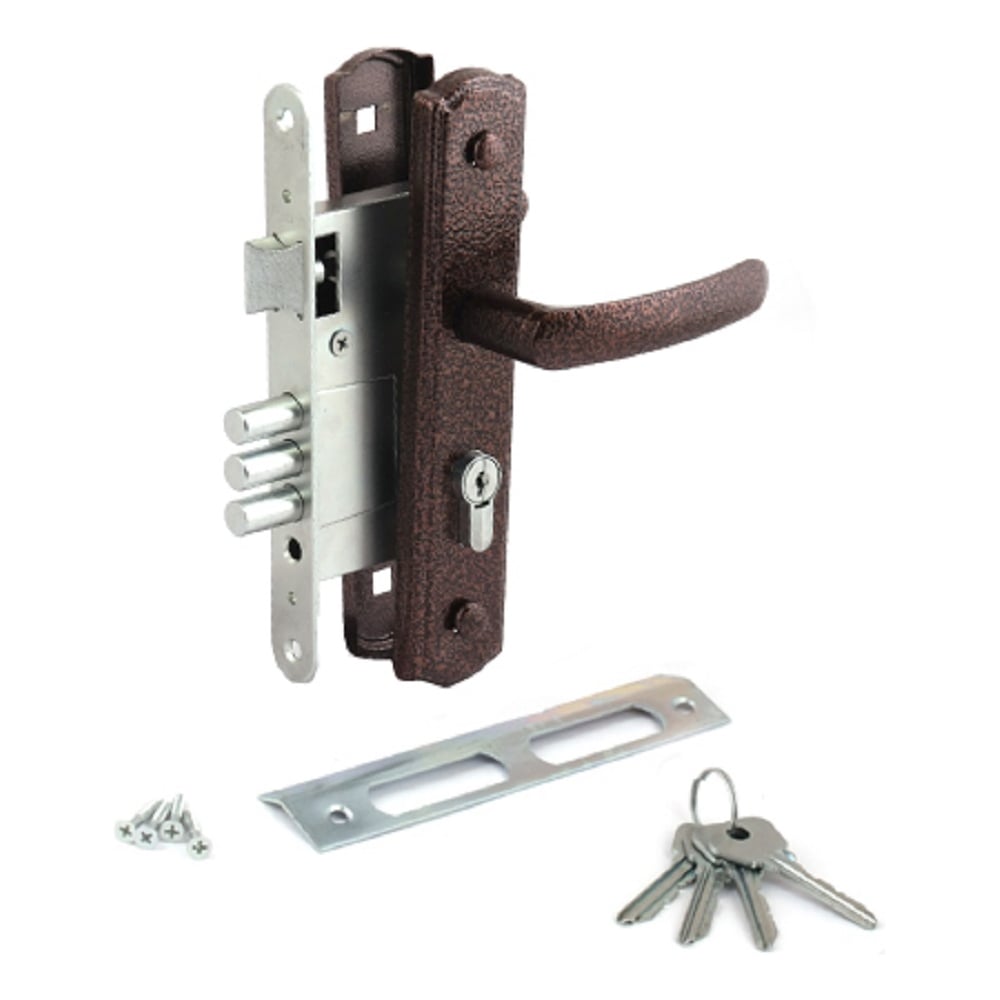 Изображение товара Врезной замок Avers ЗВ4-1-8, медь ЗЕНИТ 20745 00020745