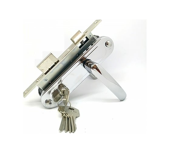 Изображение товара Врезной замок ЗЕНИТ ЗВ7-70.04-02 хром 27909