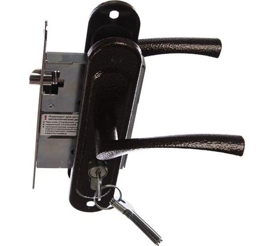 Изображение товара Врезной замок ЗЕНИТ ЗВ4.009/17 медь 29270