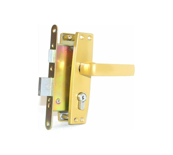 Изображение товара Врезной замок ЗЕНИТ ЗВ4-3.04 золото 9580