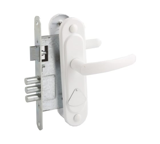 Изображение товара Врезной замок ЗЕНИТ Омега-ЗВ9.1-02ЗВ9.2 белый 19504