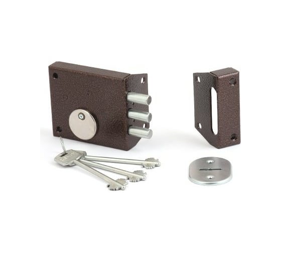 Изображение товара Накладной замок ЗЕНИТ ЗН-4-1 медь 19918