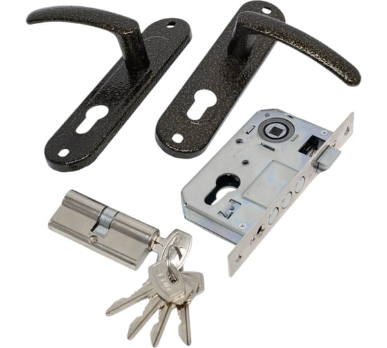 Изображение товара Врезной замок ЗЕНИТ ЗВ7-60.1-02 бронза 28007