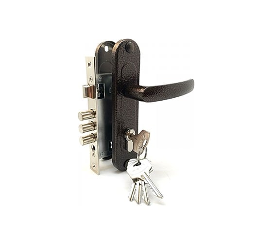 Изображение товара Врезной замок ЗЕНИТ ЗВ7-60.1-02 медь 28008