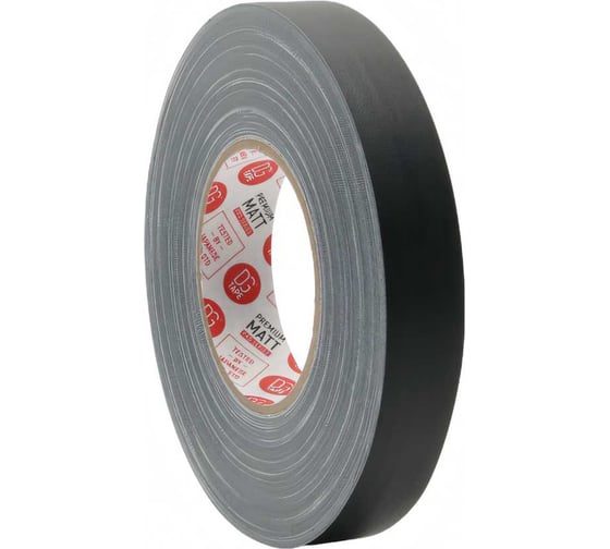 Изображение товара Клейкая лента DGTAPE MATT - Гаффа тейп 25мм/50м - Черный MATT50025/50/B