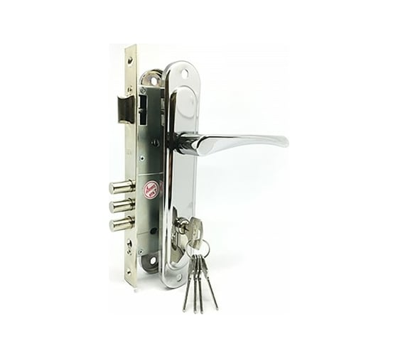 Изображение товара Врезной замок ЗЕНИТ ЗВ4-85.3 хром 28020