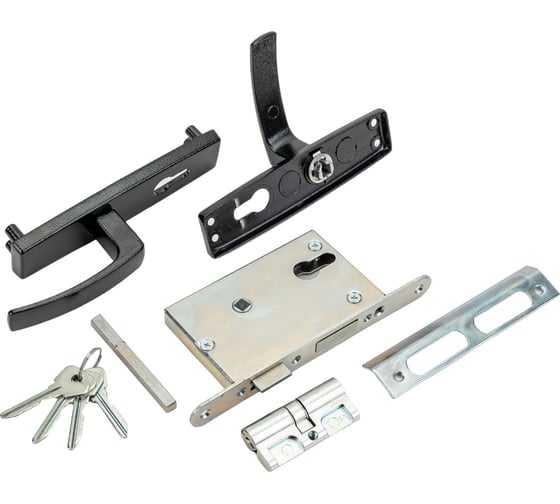 Изображение товара Врезной замок ЗЕНИТ ЗВ4-3.04 черный 17961