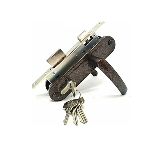 Изображение товара Врезной замок ЗЕНИТ ЗВ7-70.04-02 медь 28014