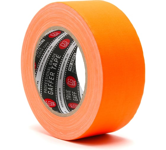 Изображение товара Клейкая лента TrueGaff DGTAPE - Гаффа тейп 50мм/23м - Оранжевый TrueGAFF50/25/FL-O