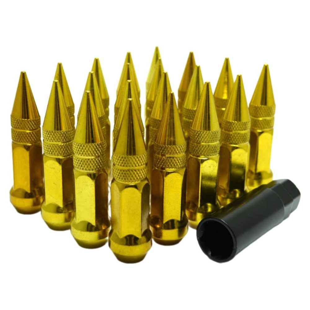 Изображение товара Комплект гаек М 1/2 80мм золотой 20шт + ключ STARLEKS KK911942SD/GD