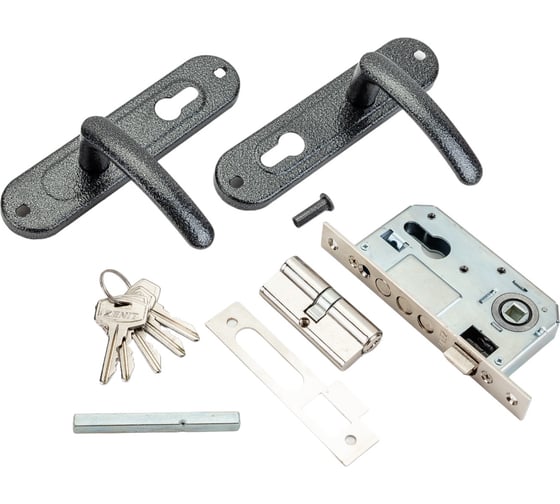 Изображение товара Врезной замок ЗЕНИТ ЗВ7-60.1-02 серебро 28009