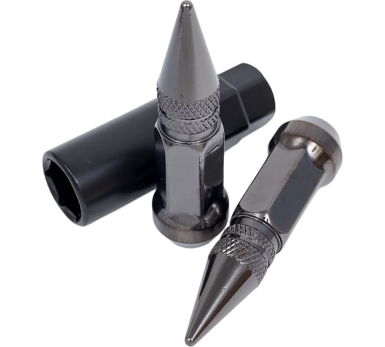 Изображение товара Комплект гаек тип Пика М1/2, высота 80мм Титан 20шт+1ключ STARLEKS KK911942SD/TI