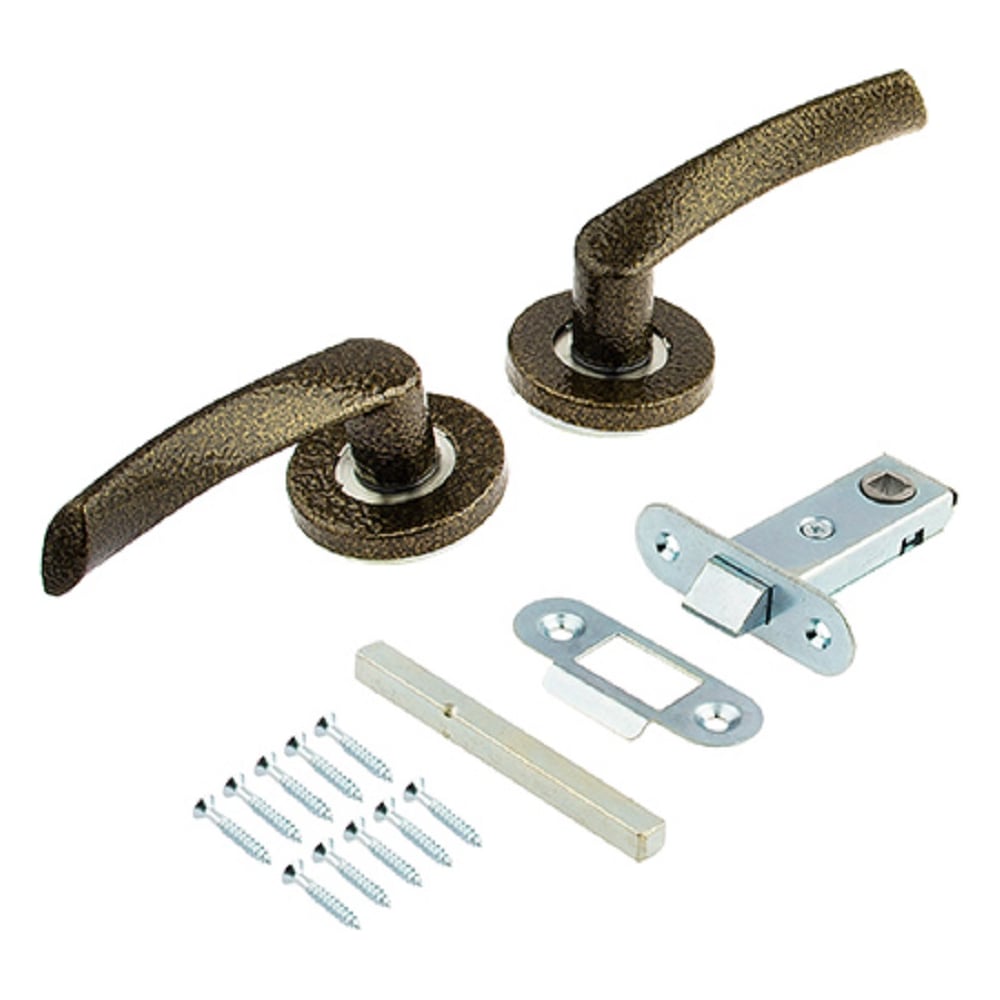 Изображение товара Защелка ЗЕНИТ ЗЩ2.07 бронза для межкомнатной двери стильная и надежная